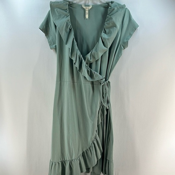 Matilda Jane Ruffled Wrap Around Cotton Dress, M - Picture 1 of 8